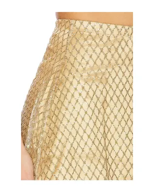 For Love & Lemons GLITTER GRID ミニスカート - サムネイル6