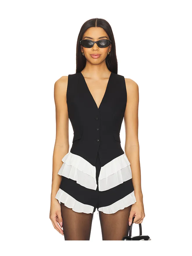 For Love & Lemons For Love & Lemons NOEMIE ベストの商品画像