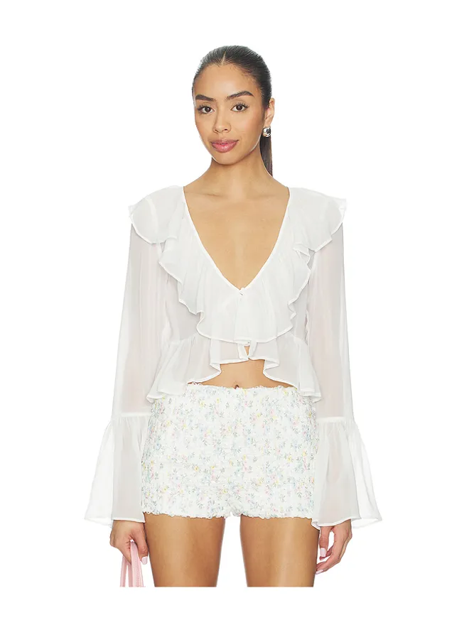 For Love & Lemons For Love & Lemons LILA トップの商品画像