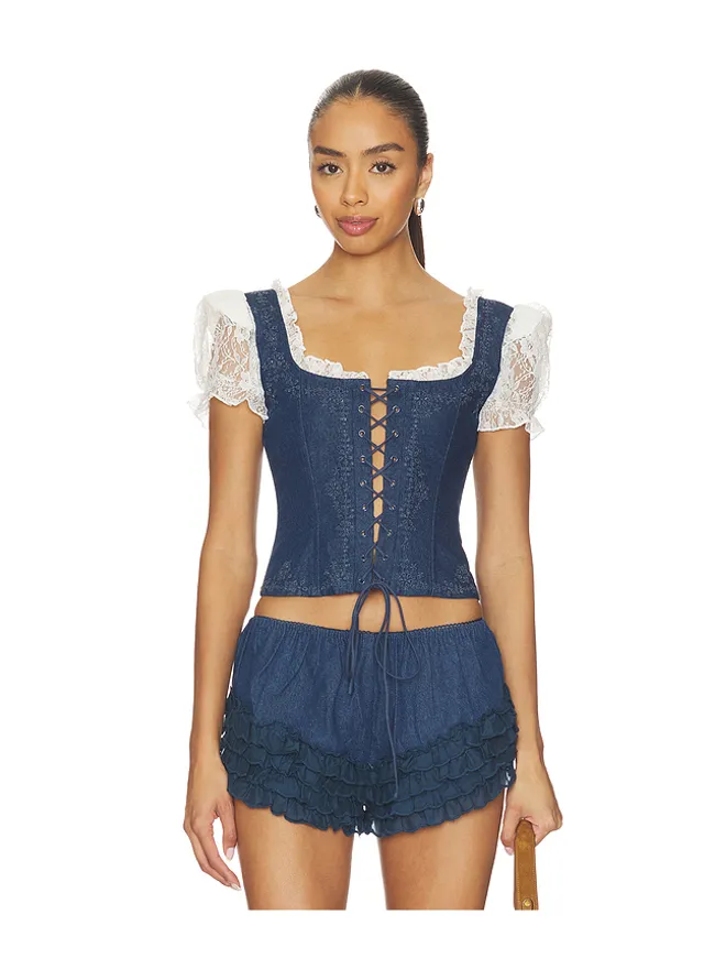 For Love & Lemons For Love & Lemons YASMIN トップの商品画像