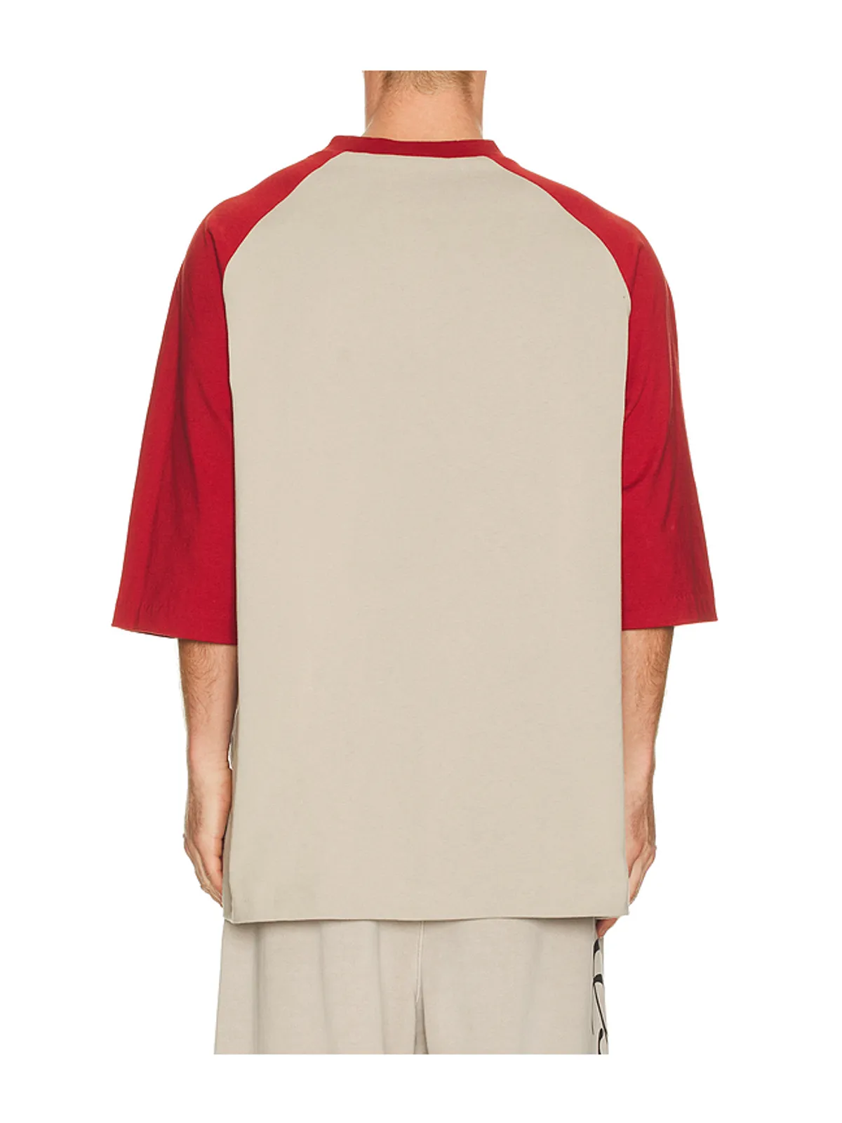 Fear of God ESSENTIALS BASEBALL Tシャツ - Grey,Red. - 画像2