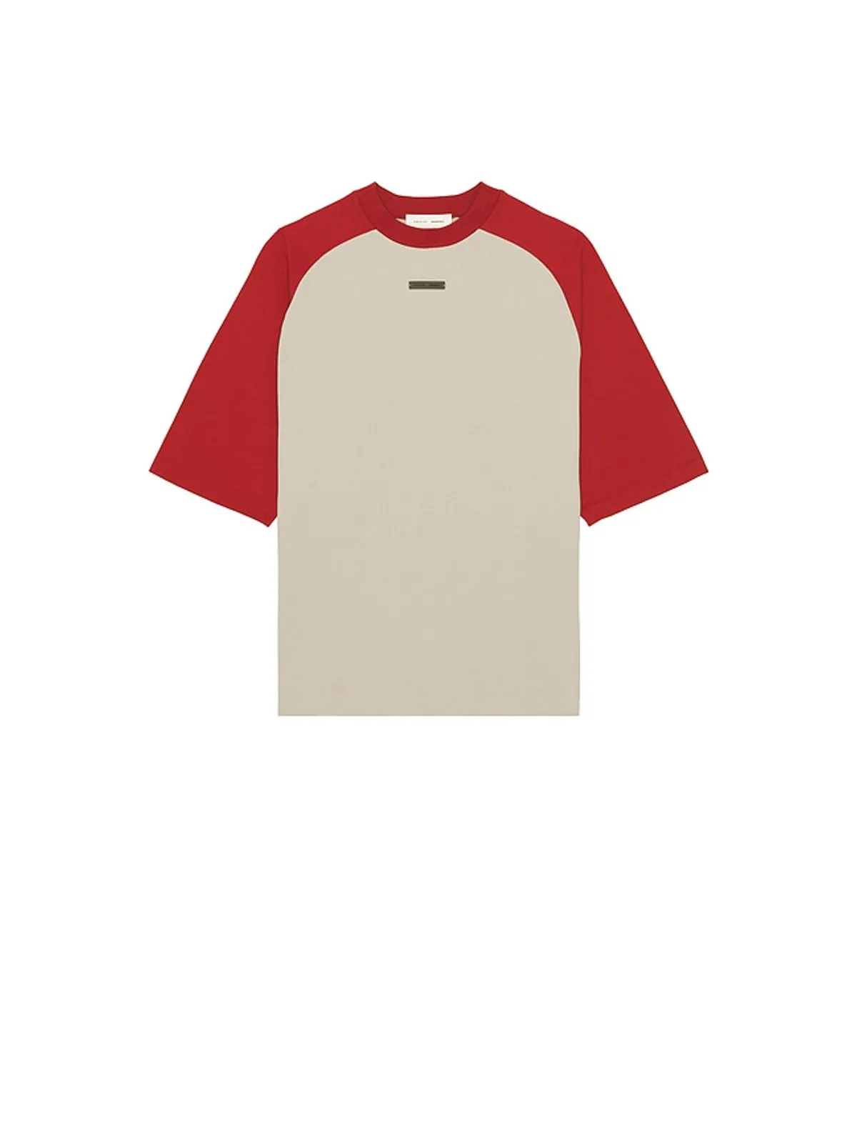 Fear of God ESSENTIALS BASEBALL Tシャツ - Grey,Red. - 画像4