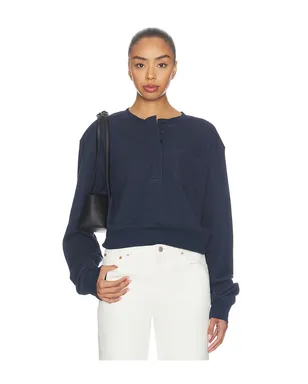 FRAME THE STRIPED CUFF スウェットシャツ - サムネイル1