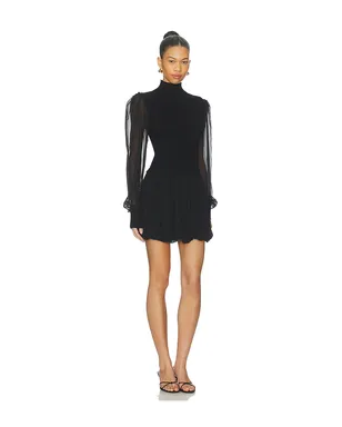 FRAME Sheer Sleeve Dress - サムネイル2