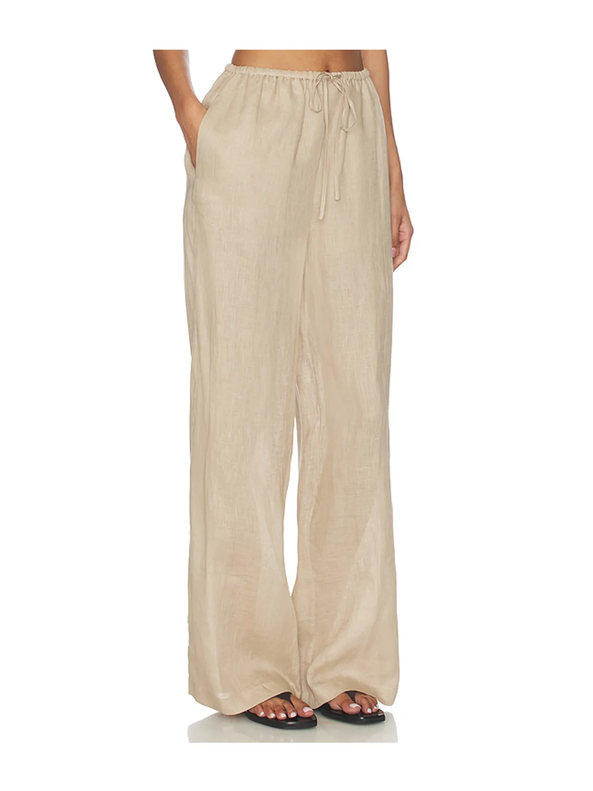 FRAME The Linen Lounge Pant - 画像2