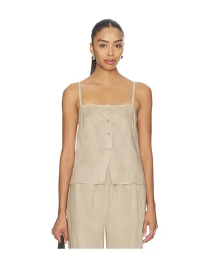 FRAME The Linen Button Cami - サムネイル1