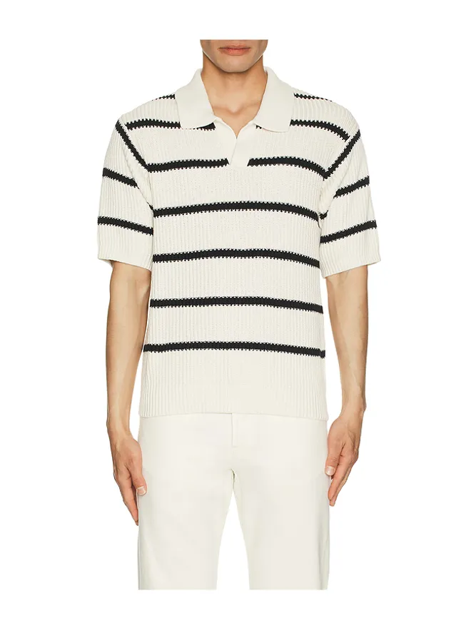 FRAME FRAME STRIPED ポロセーターの商品画像