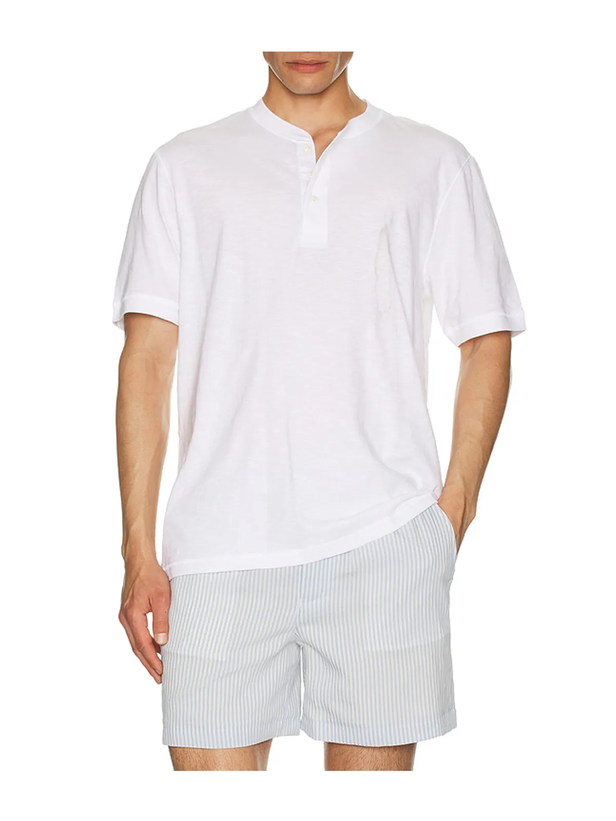 Faherty SUNWASHED ショートスリーブヘンリー - 画像1