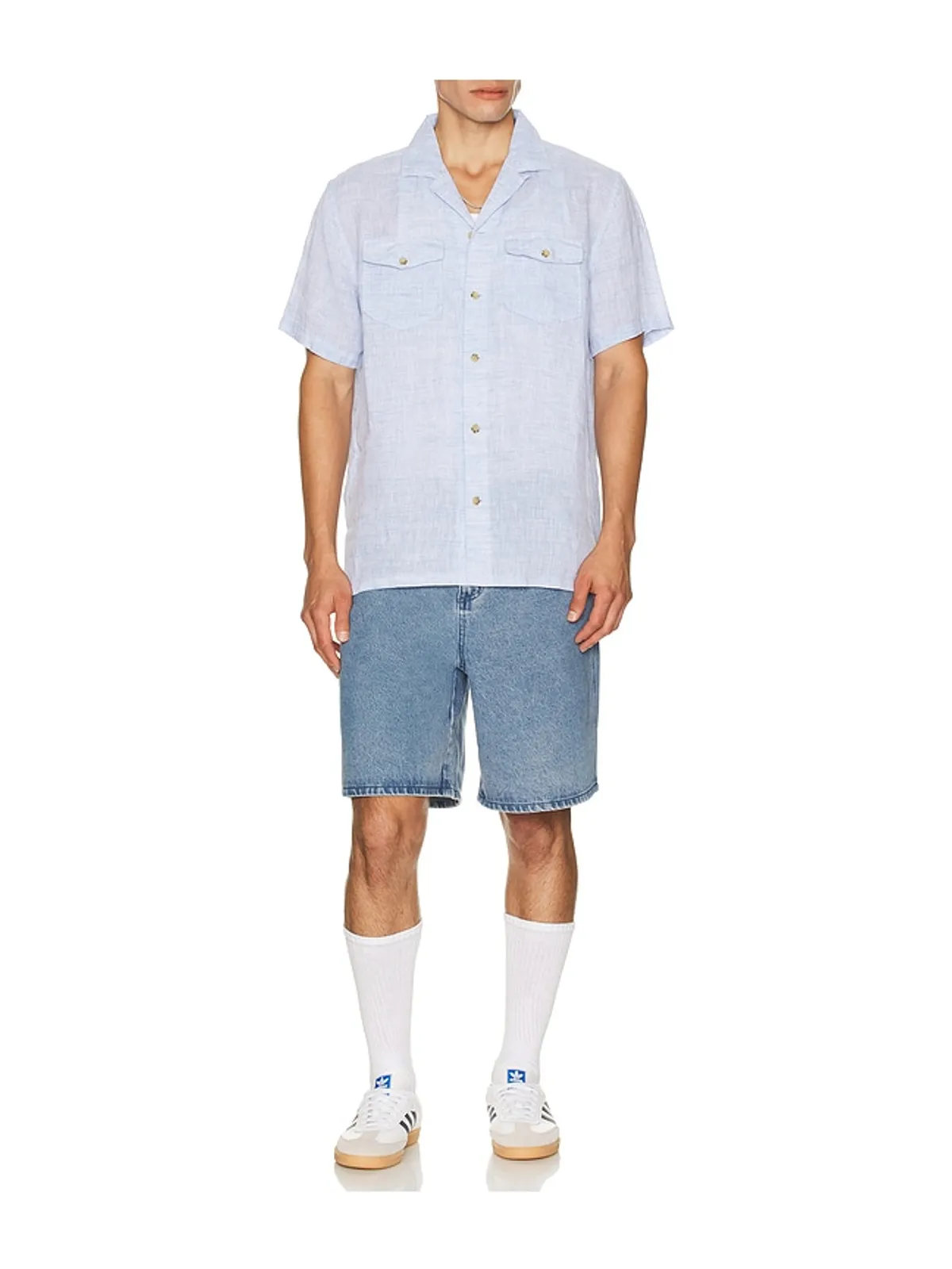 Faherty RESERVE BASQUE キャンプシャツ - 画像4