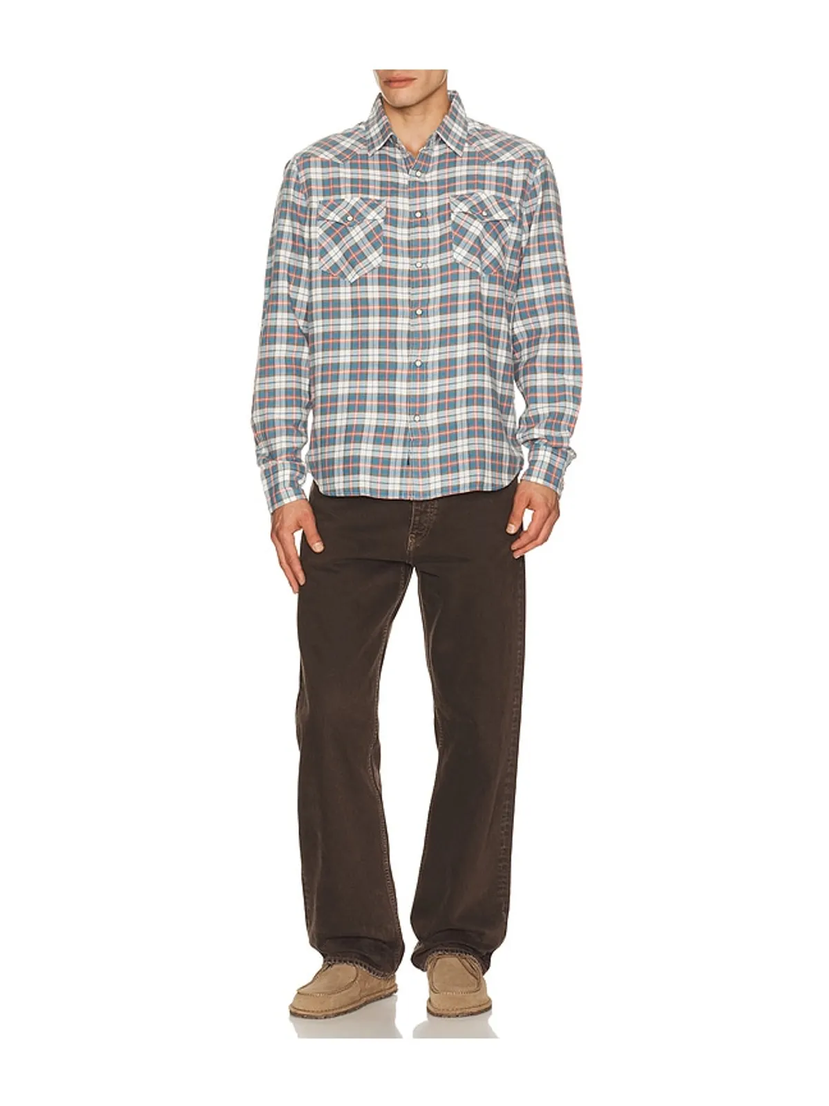 Faherty シャツ - Blue,White. - 画像3