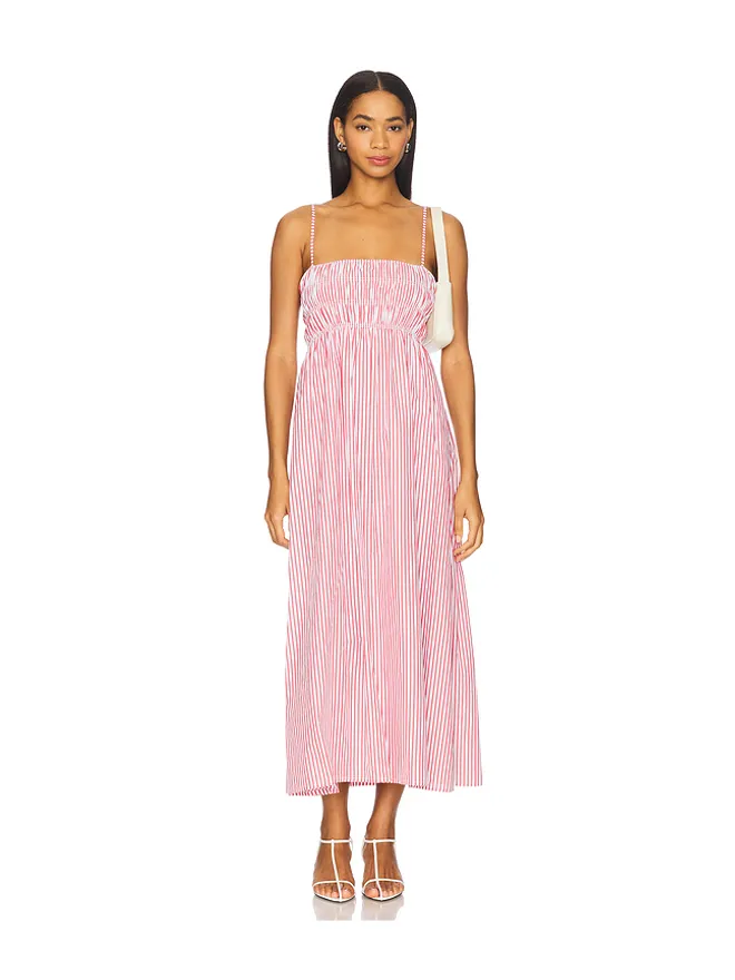 FAITHFULL THE BRAND FAITHFULL THE BRAND NICA ミディ丈ドレスの商品画像