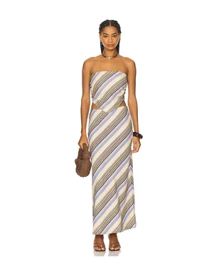 FAITHFULL THE BRAND ELISE スカート - Neutral,Blue. - サムネイル5