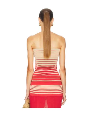 FAITHFULL THE BRAND CASIA ストラップレストップ - Beige,Red. - サムネイル3