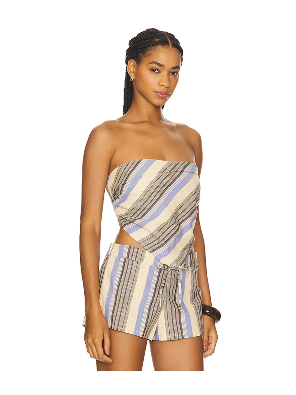 FAITHFULL THE BRAND ANTIBES ストラップレストップ - Neutral,Blue. - 画像2