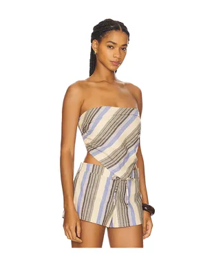 FAITHFULL THE BRAND ANTIBES ストラップレストップ - Neutral,Blue. - サムネイル2