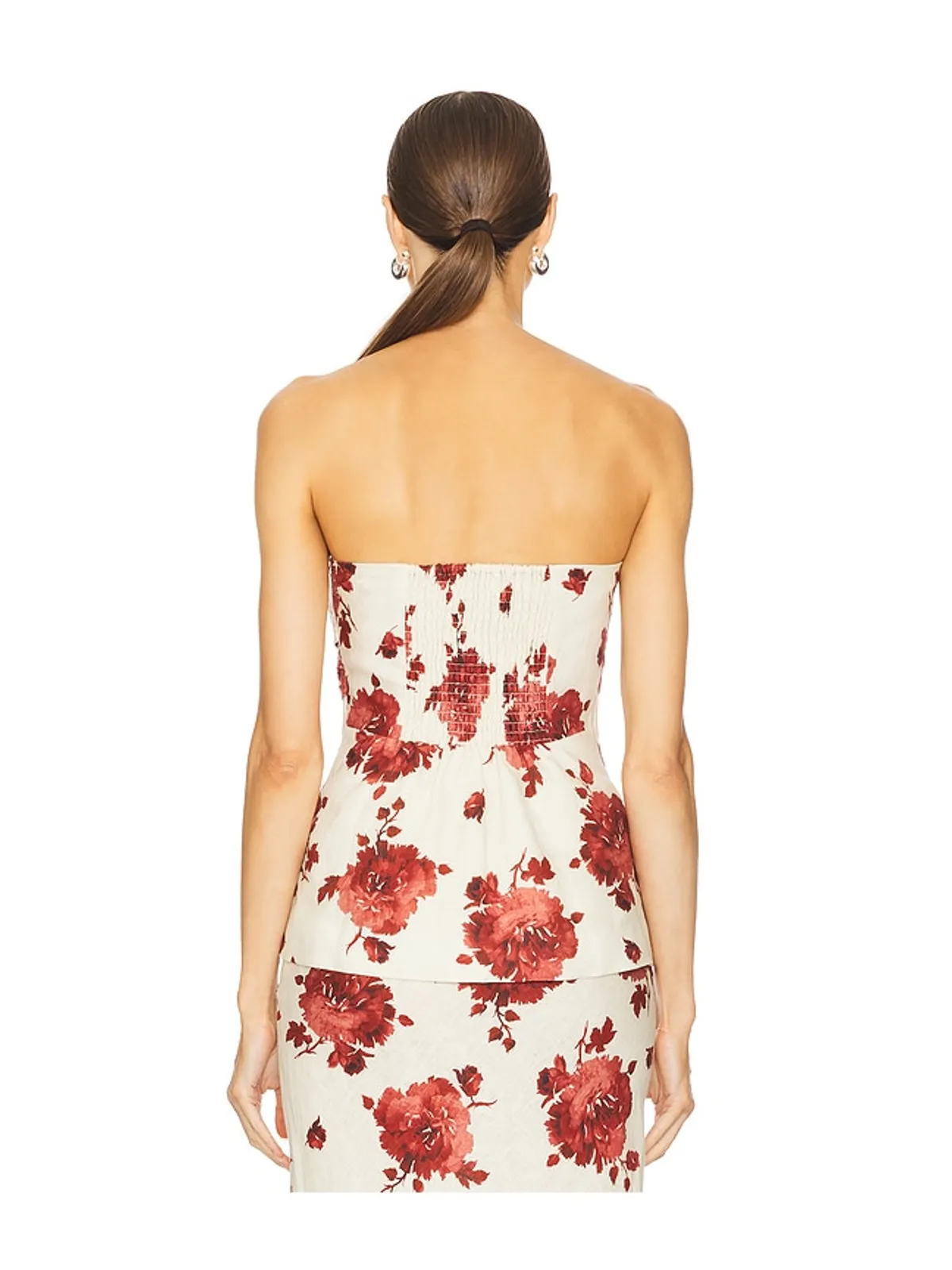 FAITHFULL THE BRAND ALEXA トップ - Beige,Red. - 画像3