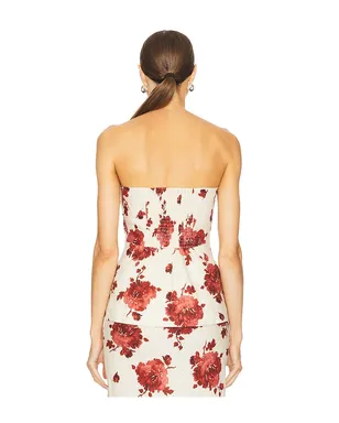 FAITHFULL THE BRAND ALEXA トップ - Beige,Red. - サムネイル3
