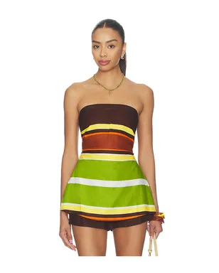 FAITHFULL SOLMAR トップ - Brown,Yellow. - サムネイル1