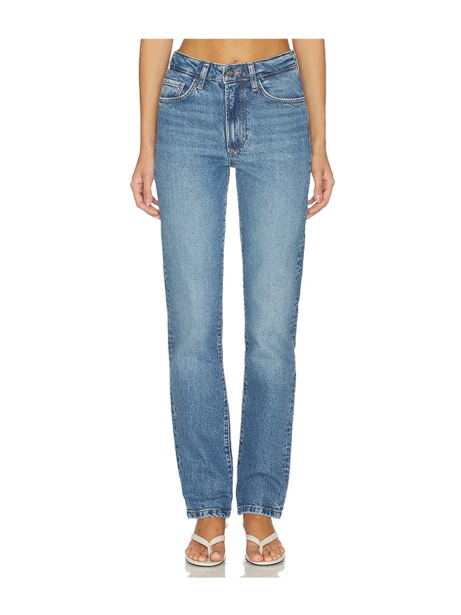 Favorite Daughter Favorite Daughter The Jen Mid Rise Slim Straight Jeanの商品画像