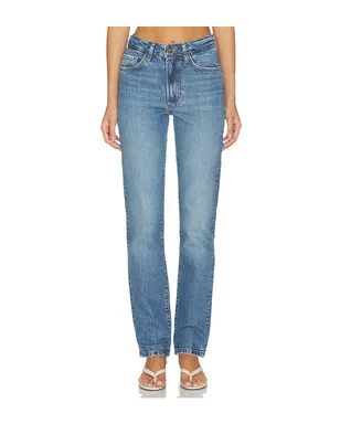 Favorite Daughter The Jen Mid Rise Slim Straight Jean - サムネイル1