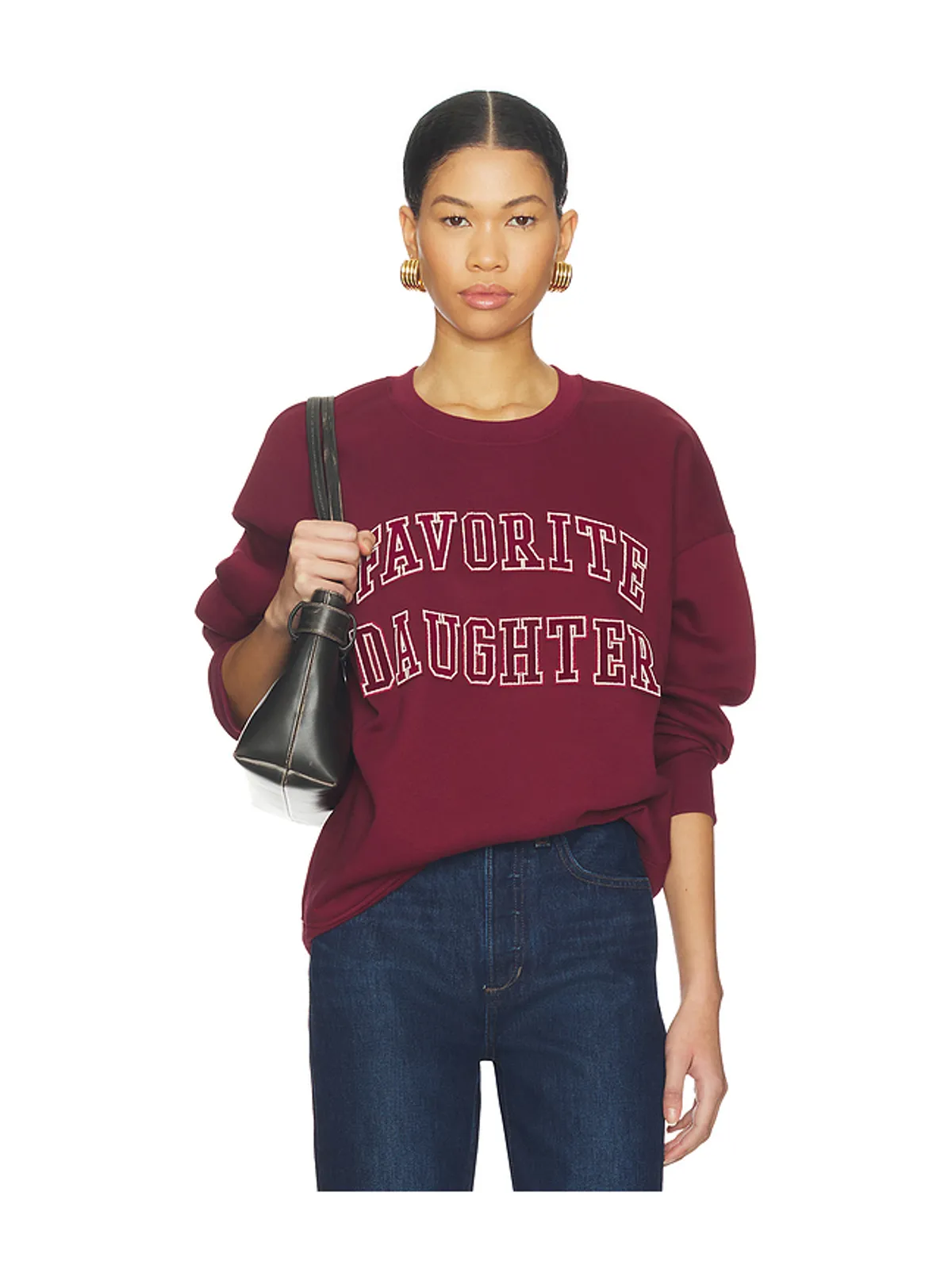 Favorite Daughter THE COLLEGIATE スウェットシャツ - 画像1