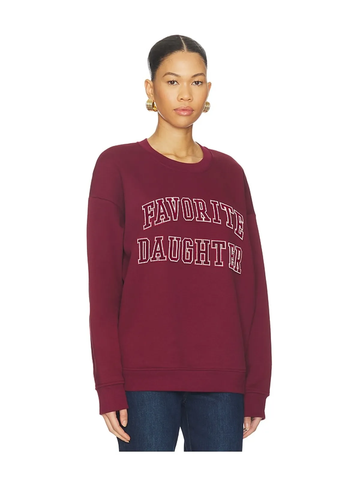 Favorite Daughter THE COLLEGIATE スウェットシャツ - 画像3