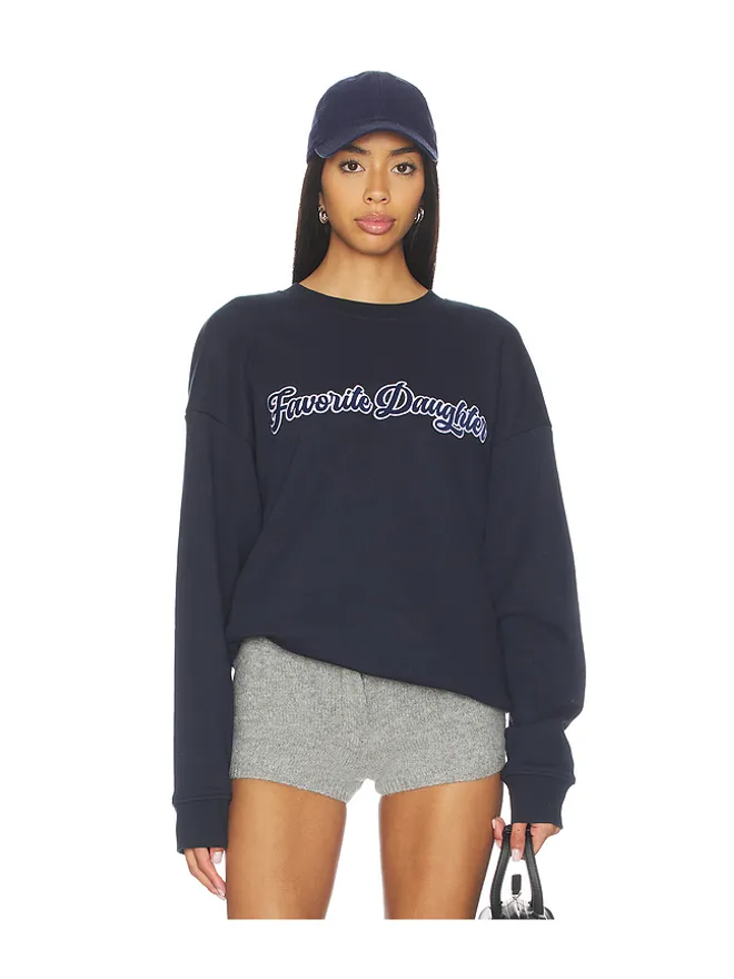 Favorite Daughter Favorite Daughter THE VARSITY 刺繍入りセーターの商品画像