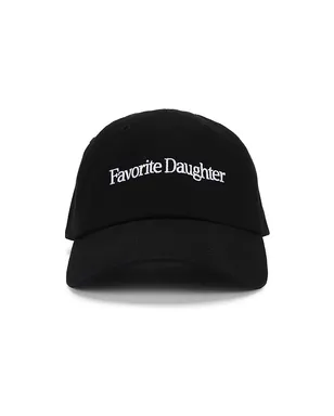Favorite Daughter CLASSIC LOGO ブラックベースボールハット - サムネイル2