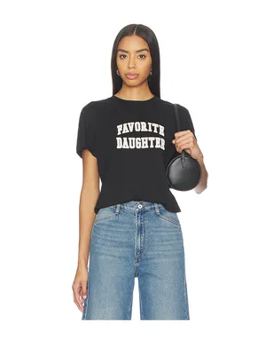 Favorite Daughter THE CROPPED カレッジTシャツ - サムネイル1