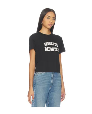 Favorite Daughter THE CROPPED カレッジTシャツ - サムネイル2