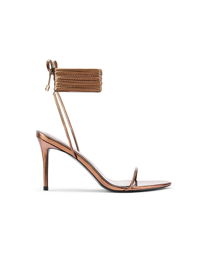 FEMME LA FEMME LA 3.0 BARELY THERE ヒール - Metallic Bronze, brown.の商品画像