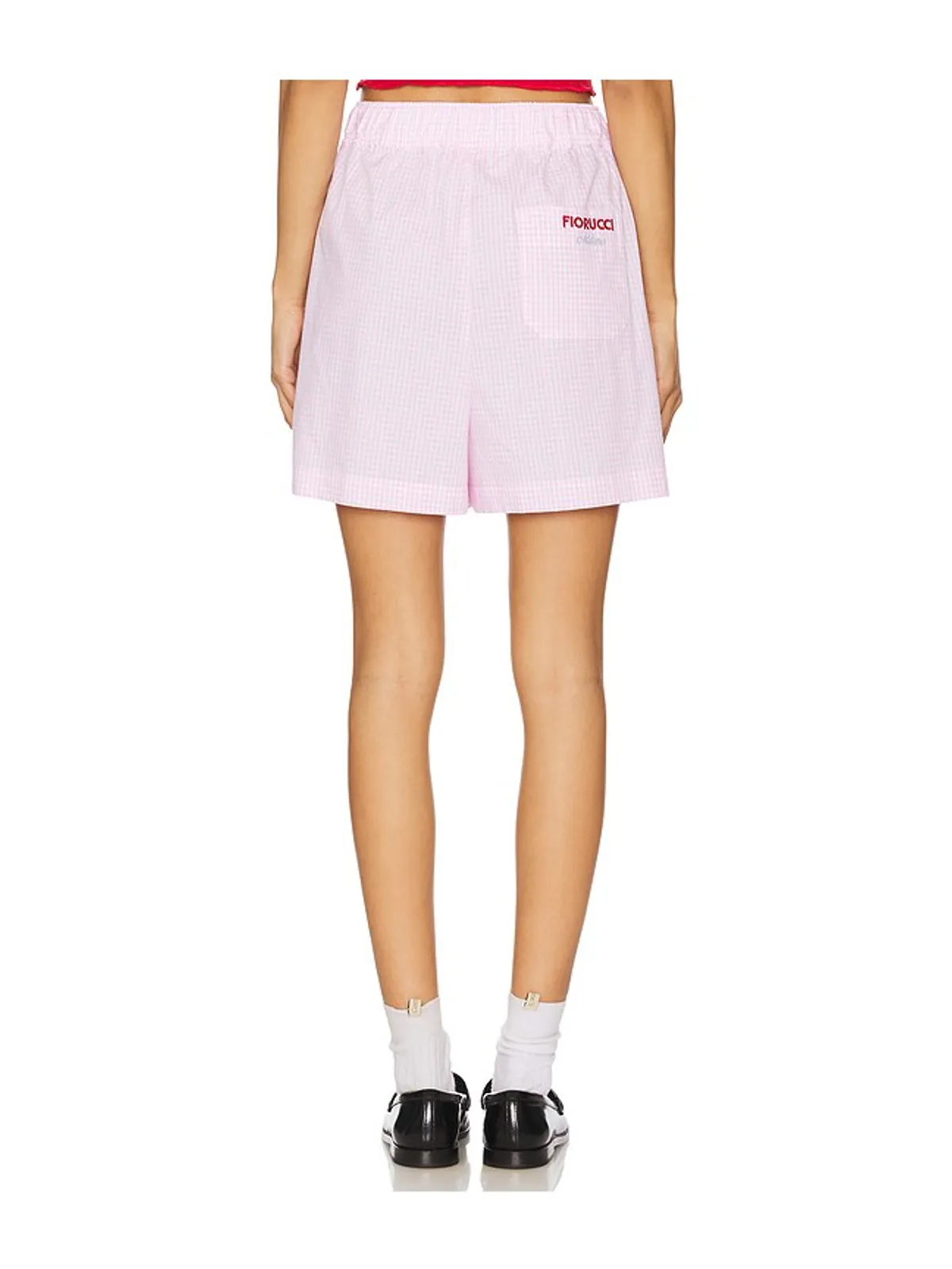 FIORUCCI ギンガムロゴショートパンツ - 画像4