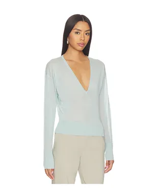fleur du mal SHEER KNIT V-NECK セーター - サムネイル2