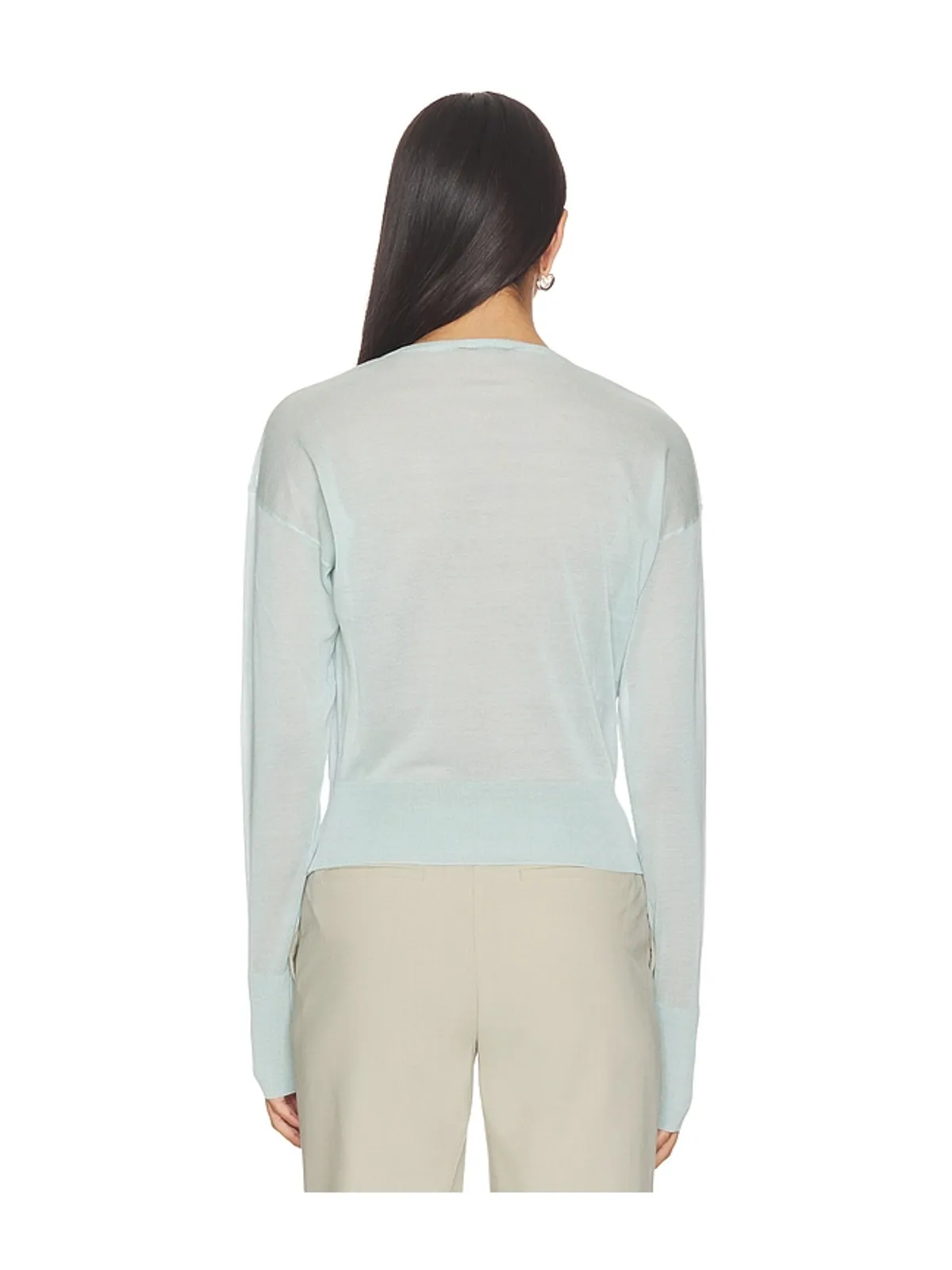 fleur du mal SHEER KNIT V-NECK セーター - 画像3