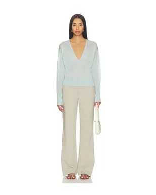 fleur du mal SHEER KNIT V-NECK セーター - サムネイル4