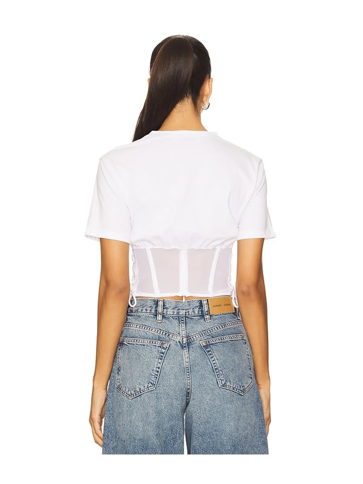 fleur du mal SABRINA コルセットTシャツ - 画像3
