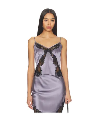 fleur du mal JULIET LACE SILK CAMI トップ - サムネイル1