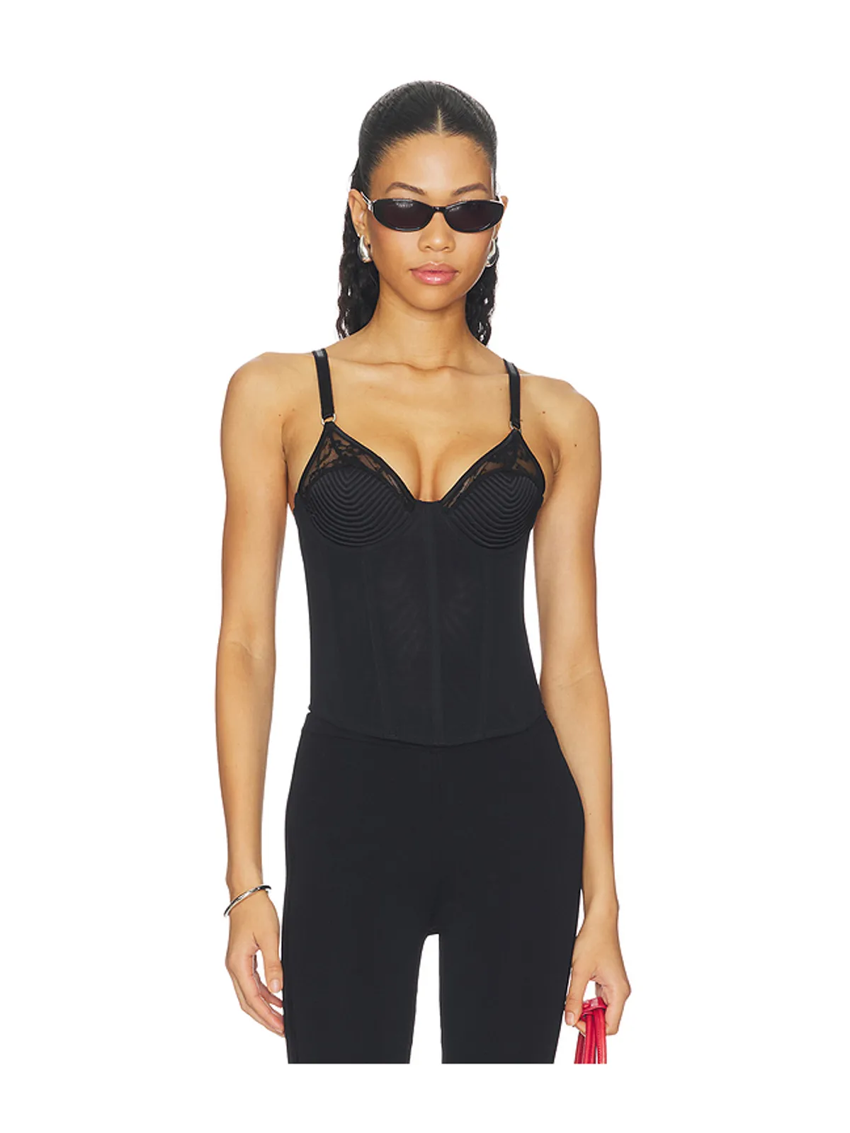 fleur du mal TOPSTITCH BEBE BRA BUSTIER トップ - 画像1