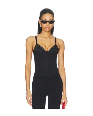 fleur du mal TOPSTITCH BEBE BRA BUSTIER トップ - サムネイル1