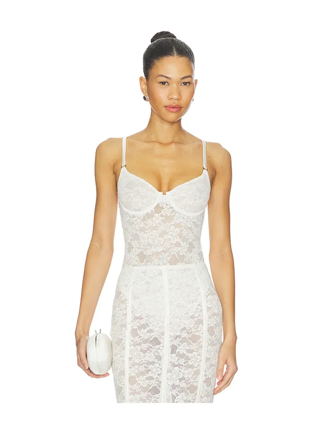 fleur du mal fleur du mal LE STRETCH LACE ボディスーツの商品画像