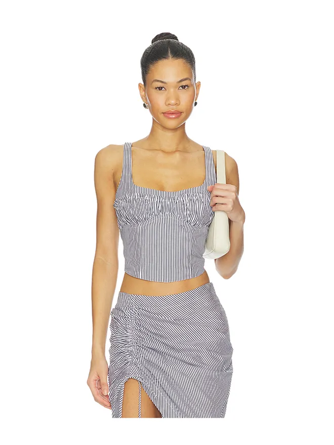 fleur du mal fleur du mal POPLIN BUSTIER トップの商品画像