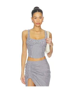 fleur du mal POPLIN BUSTIER トップ - サムネイル1