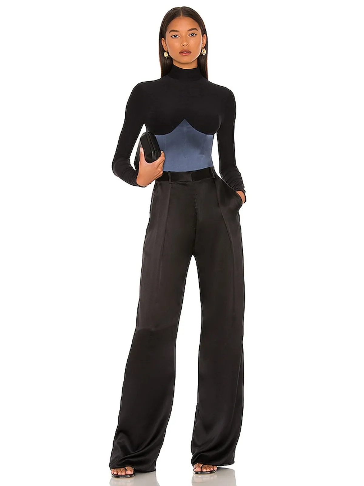 fleur du mal MOCK NECK ボディスーツ - 画像5