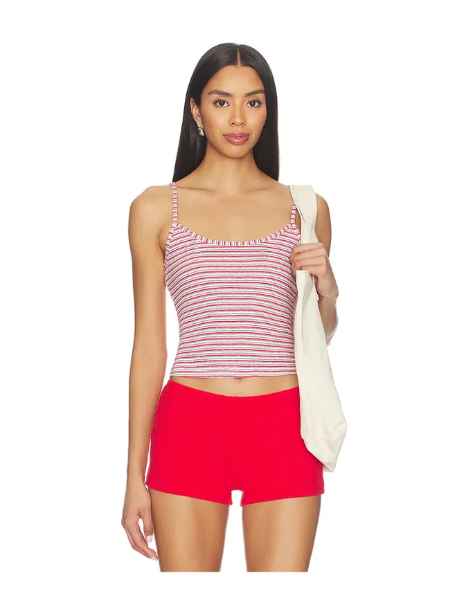 Fait Par Foutch Fait Par Foutch KARINA TANK トップ - Red,Blue.の商品画像
