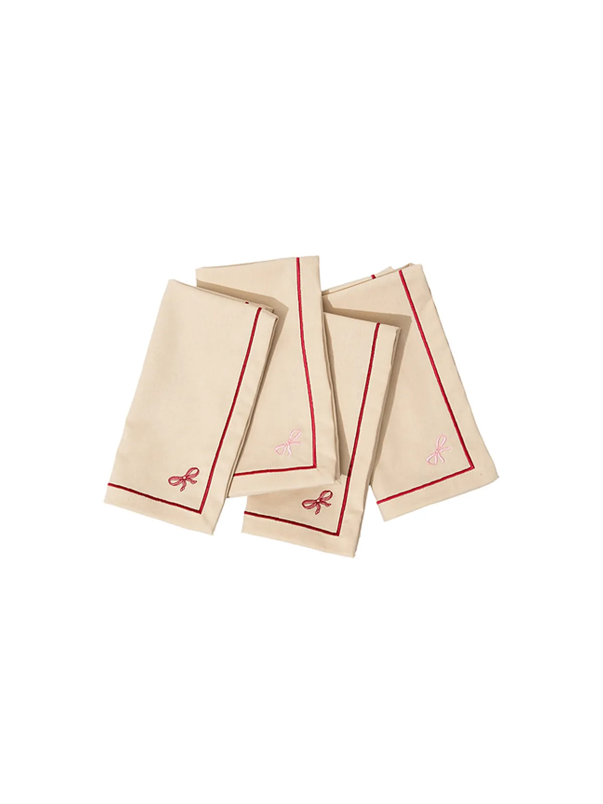Frasier Sterling BOWS DINNER NAPKINS ディナーナプキン - 画像1