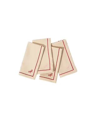 Frasier Sterling BOWS DINNER NAPKINS ディナーナプキン - サムネイル1