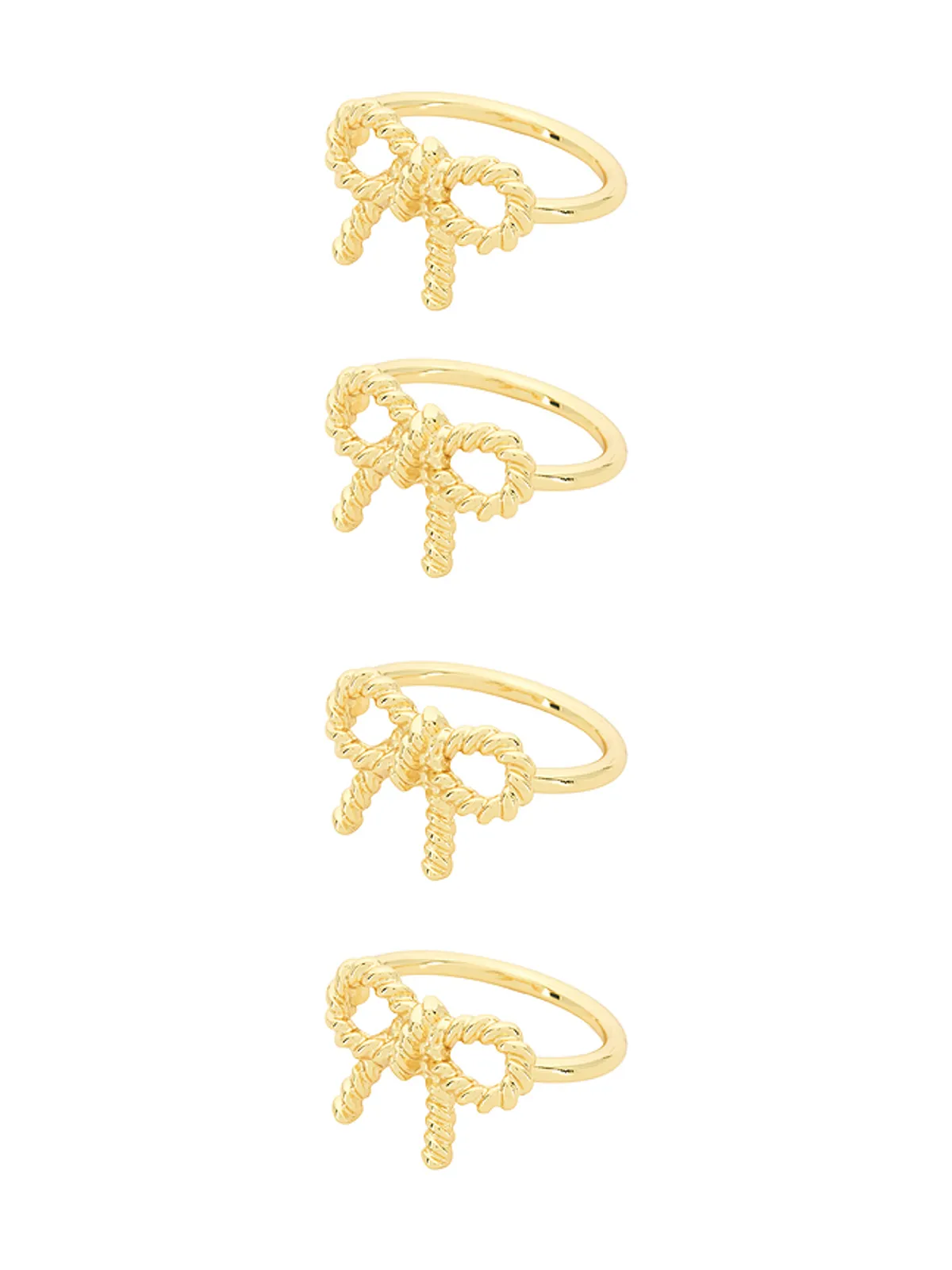 Frasier Sterling BOWS NAPKIN RINGS ナプキンリング - 画像1