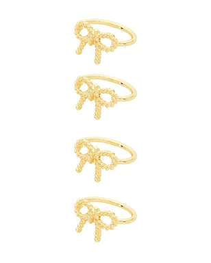 Frasier Sterling BOWS NAPKIN RINGS ナプキンリング - サムネイル1