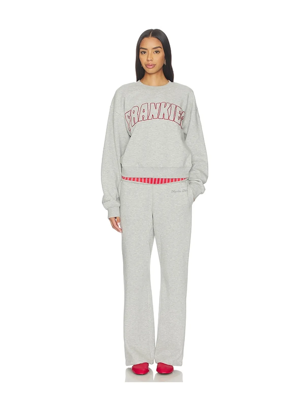 Frankies Bikinis TRAVEL DAY CREWNECK プルオーバー - 画像4