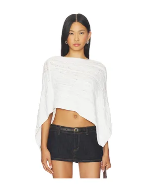 Frankies Bikinis MOUNTAIN CABLE KNIT ポンチョ - サムネイル1